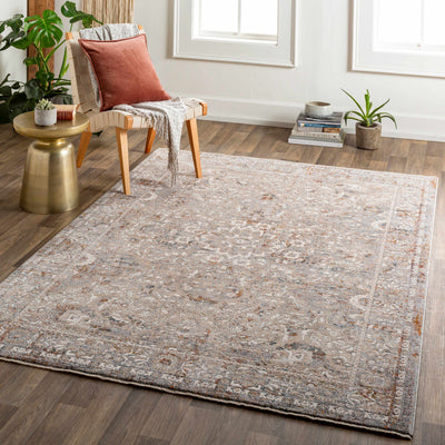 Pambujan Brown Viscose Area Rug