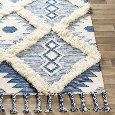 Painesdale Blue/White Wool Carpet - Clearance