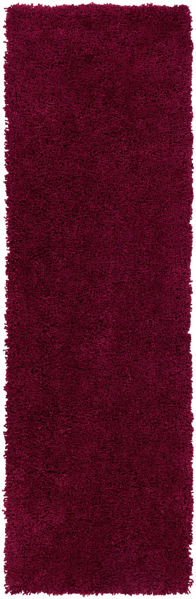 Tingly Solid Red Shag Rug - Clearance