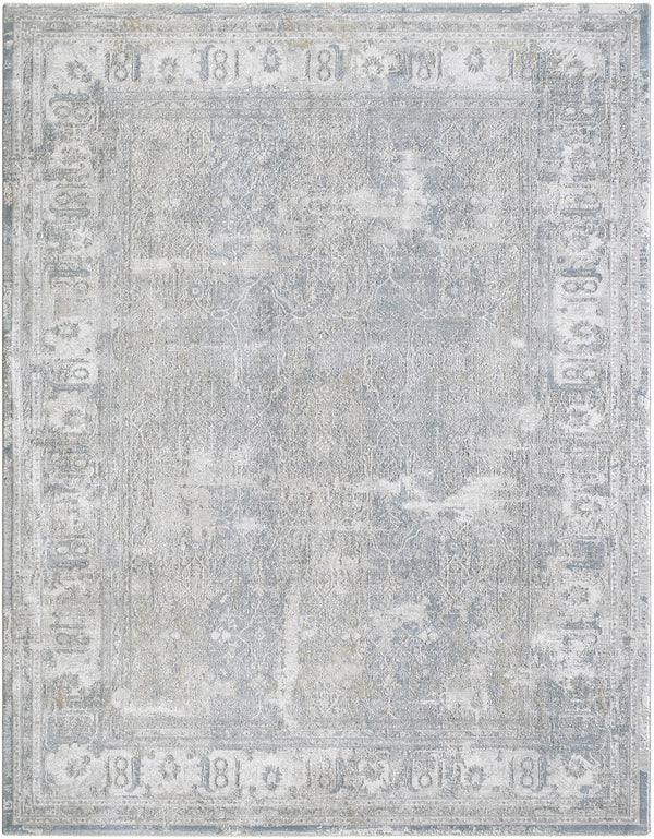 Pryce Blue Gray Area Rug