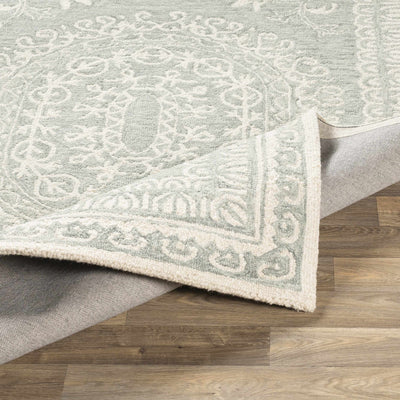 Parson Ivory/Sage Wool Area Rug