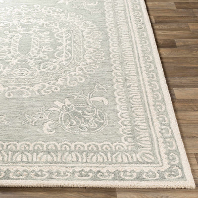 Parson Ivory/Sage Wool Area Rug