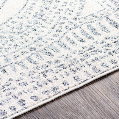 Camira Gray Dotted Tassel Rug - Clearance