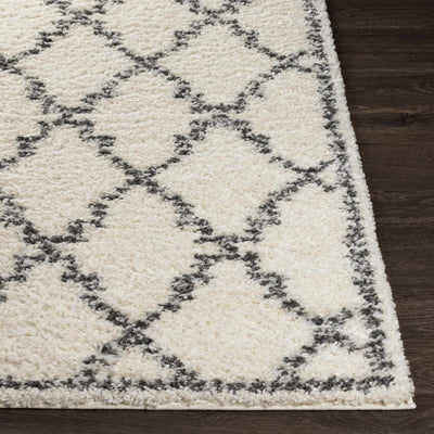 Yelverton Cream Trellis Plush Rug - Clearance