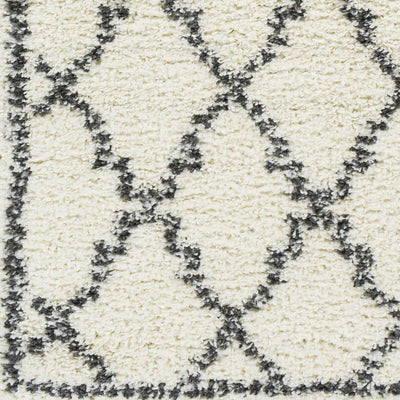 Yelverton Cream Trellis Plush Rug - Clearance