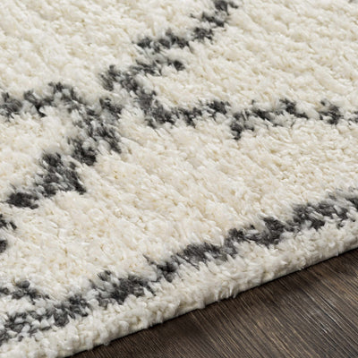 Yelverton Cream Trellis Plush Rug - Clearance