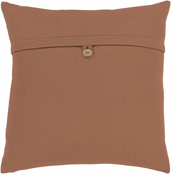 Randolph Clay Button Throw Pillow