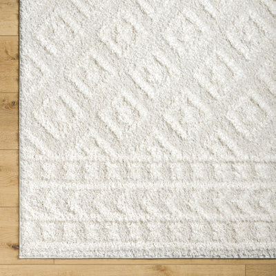 Eivin Cream Diamonds Plush Rug