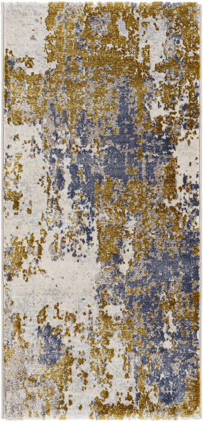 Maralal Mustard & Blue Area Rug - Clearance