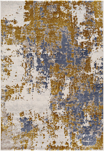 Maralal Mustard & Blue Area Rug - Clearance