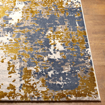 Maralal Mustard & Blue Area Rug - Clearance