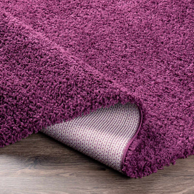 Mauve Solid Area Rug - Clearance