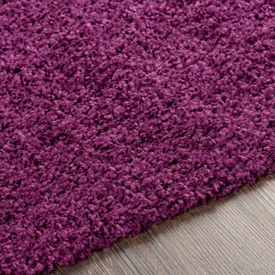 Mauve Solid Area Rug - Clearance