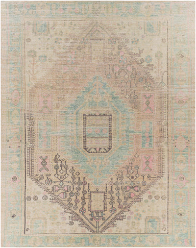 Rickinghall Peach&Sage Medallion Beige Rug