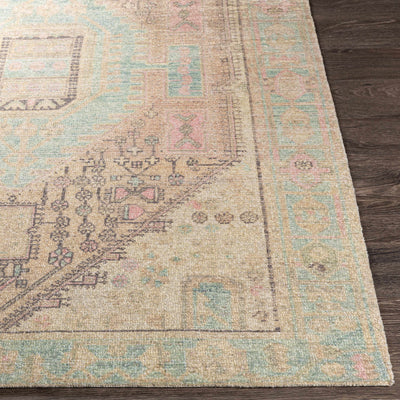 Rickinghall Peach&Sage Medallion Beige Rug