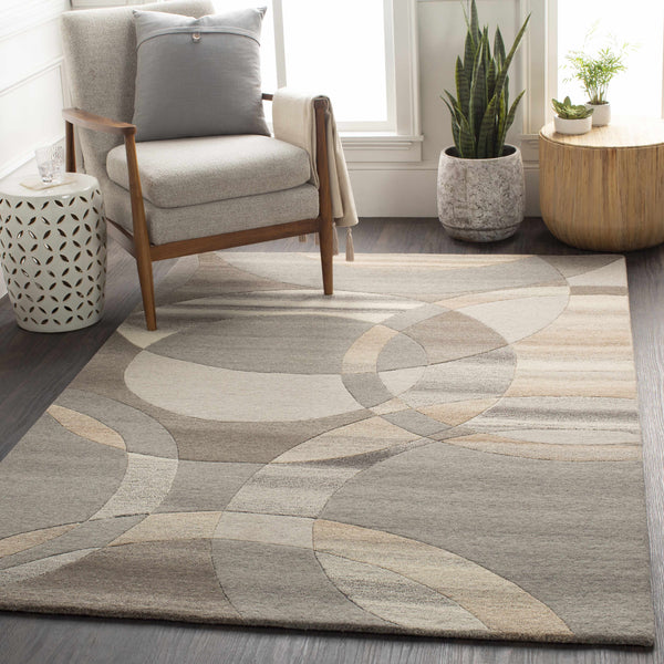 Rillton Modern Wool Rug