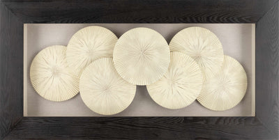 Rodriguez Beige Circular Pattern Wall Art