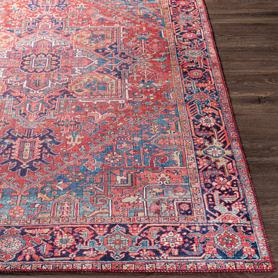 Ronneby Red Traditional Area Rug