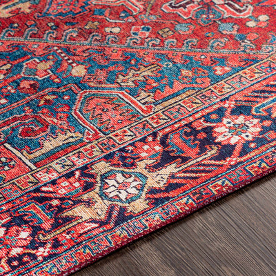 Ronneby Red Traditional Area Rug