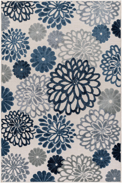 Thea Navy Indoor & Outdoor Rug - Clearance