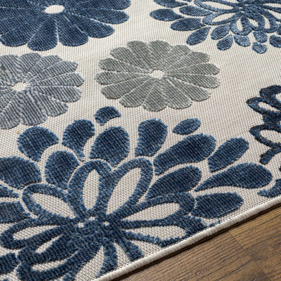 Thea Navy Indoor & Outdoor Rug - Clearance