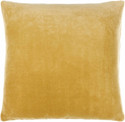 Rahiq Yellow Border Cotton Throw Pillow