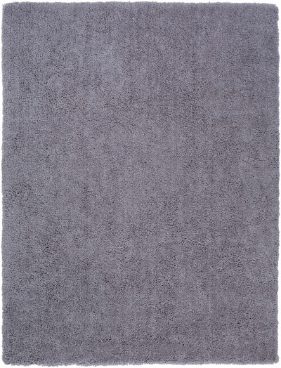 Tingly Solid Grey Shag Rug - Clearance