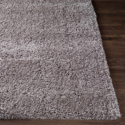 Tingly Solid Grey Shag Rug - Clearance