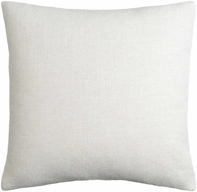 Reijo White Linen Look Accent Pillow