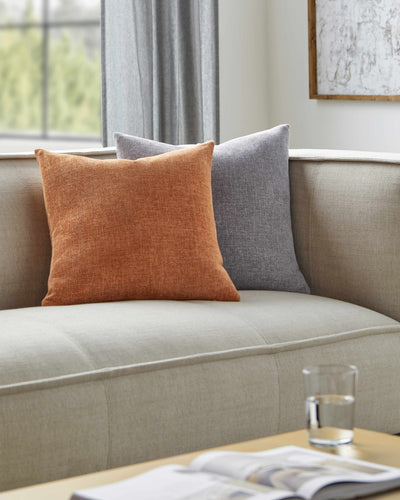 Reijo Camel Linen Look Accent Pillow