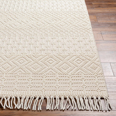 Ryne Ivory Wool-Blend Rug