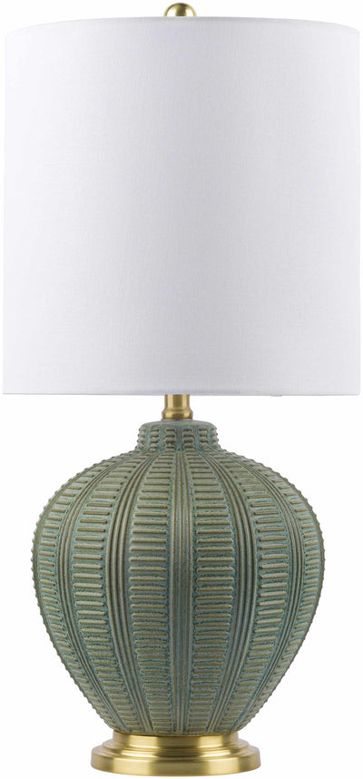 McMurray Green Textured Table Lamp