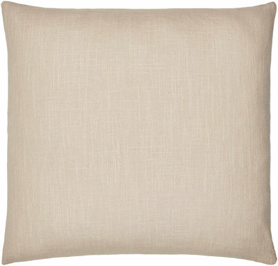 Royce Tan Textured Throw Pillow