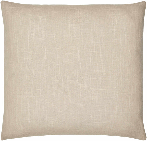 Royce Tan Textured Throw Pillow