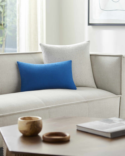 Royce Blue Textured Accent Pillow