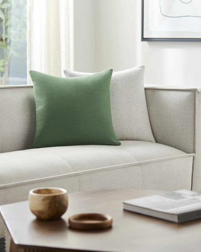 Royce Green Textured Accent Pillow