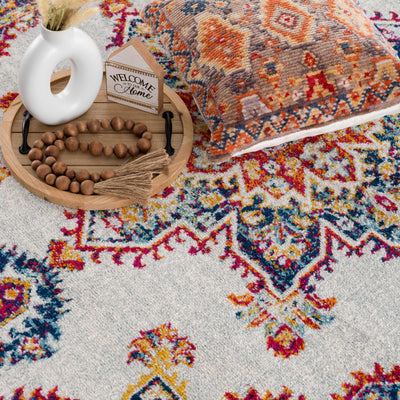 Istanbul Colorful Medallion Area Rug - Clearance