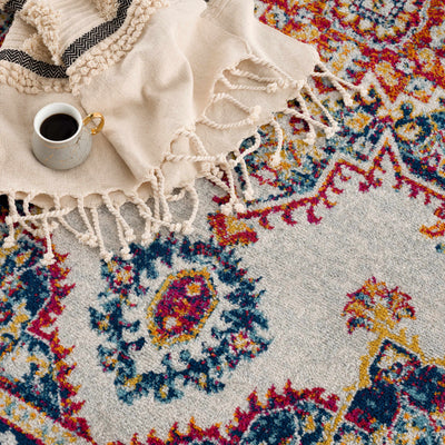 Istanbul Colorful Medallion Area Rug - Clearance