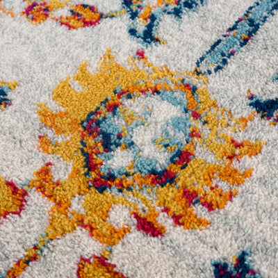 Istanbul Colorful Floral Area Rug - Clearance