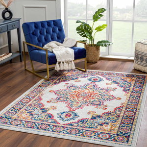 Istanbul Colorful Medallion Area Rug - Clearance