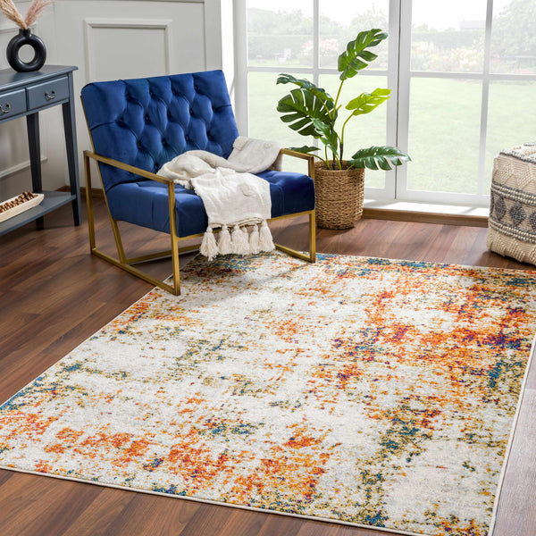 Rustic Orange Area Carpet - Limited Edition