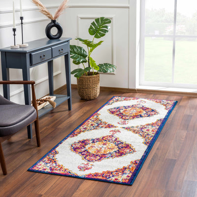 Colorful Orange Medallion Carpet - Limited Edition