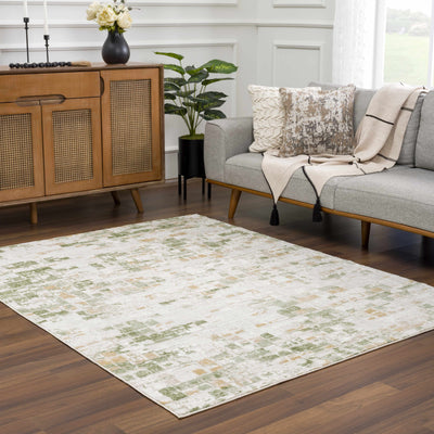 Liveri Abstract Green Area Rug