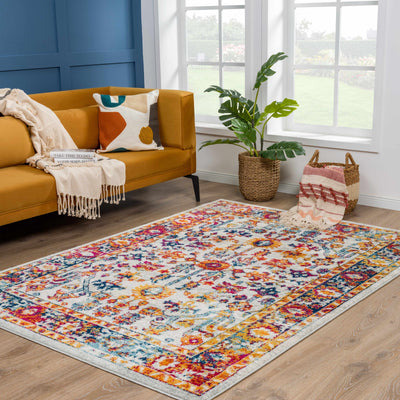 Istanbul Colorful Floral Area Rug - Clearance