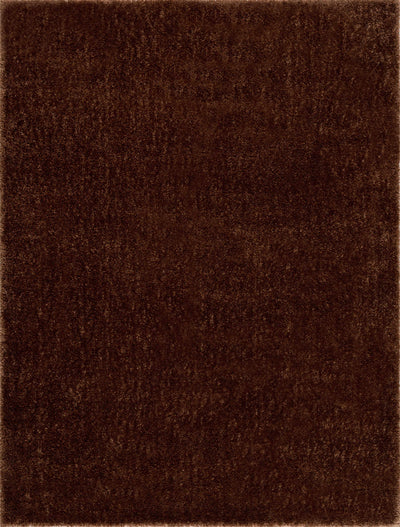 Heavenly Solid Brown Plush Rug - Clearance