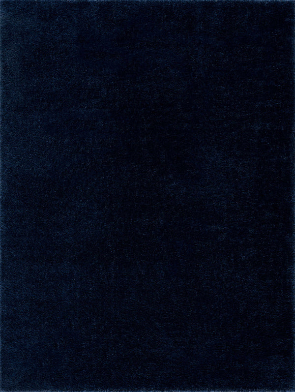 Heavenly Solid Navy Blue Shag Rug - Clearance