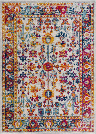 Istanbul Colorful Floral Area Rug - Clearance