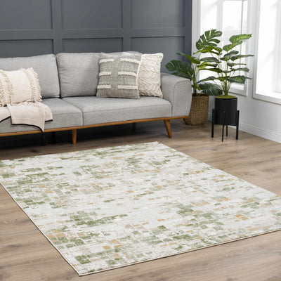 Liveri Abstract Green Area Rug