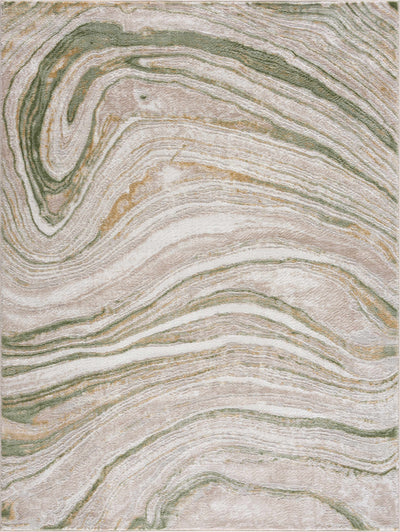 Live Marble Green Area Rug