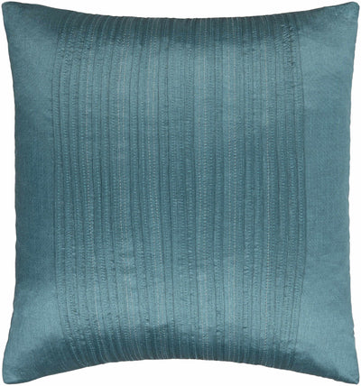 Sachse Teal Pleated Accent Pillow